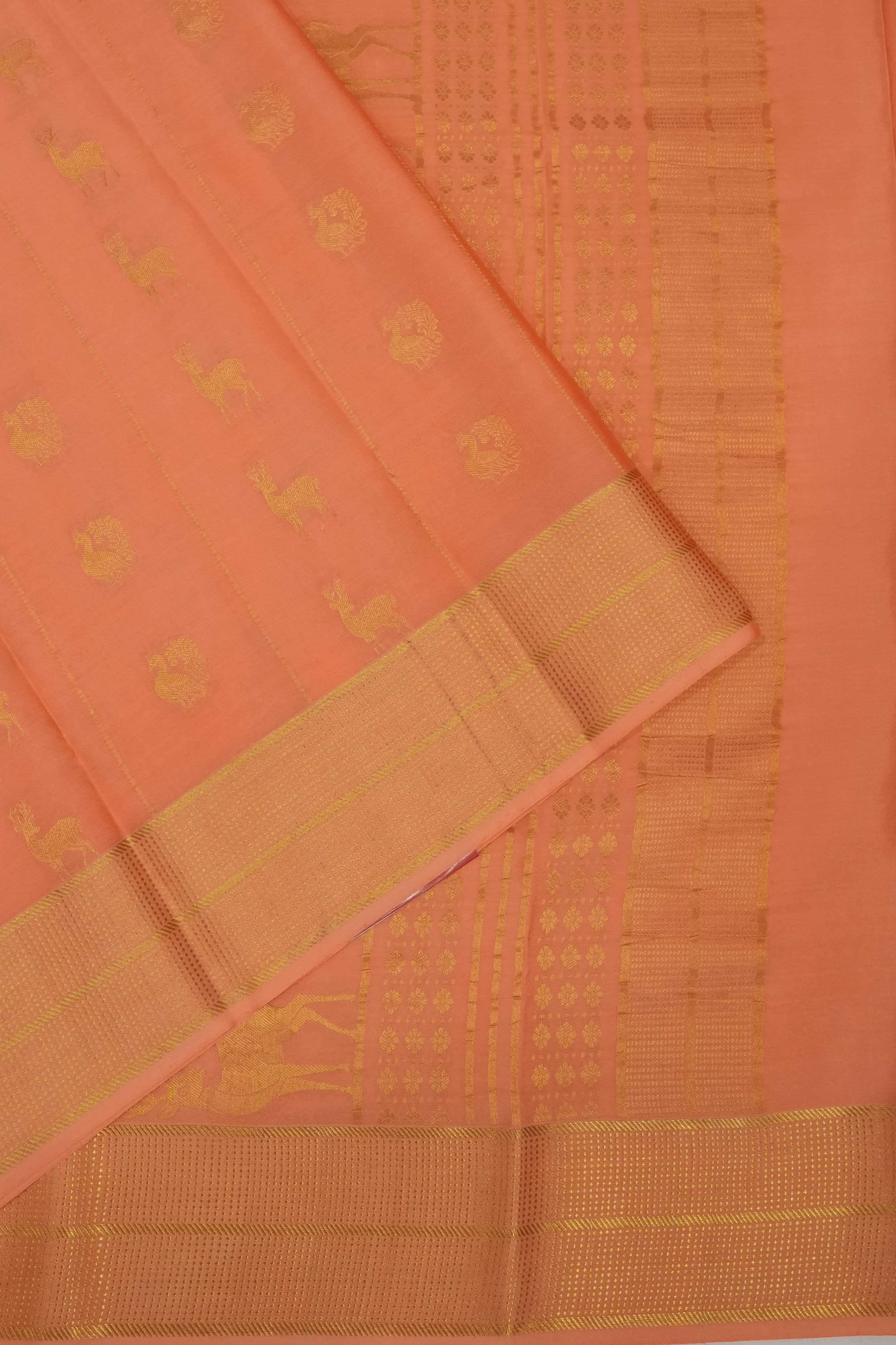 Mysore Silk Butta Pink Saree