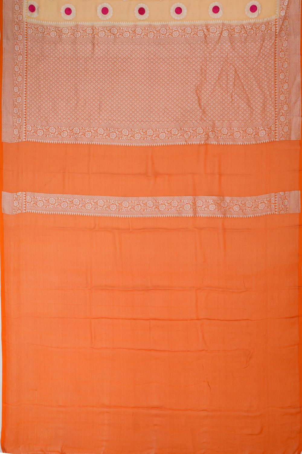 Banarasi Georgette Butta Yellow Saree