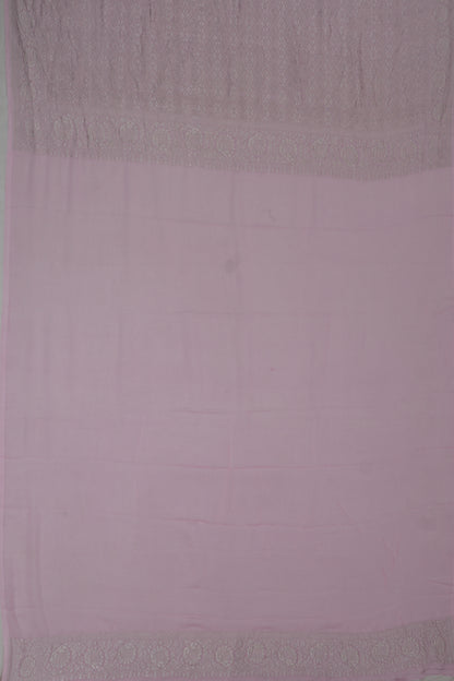 Banarasi Georgette Butta Pink Saree