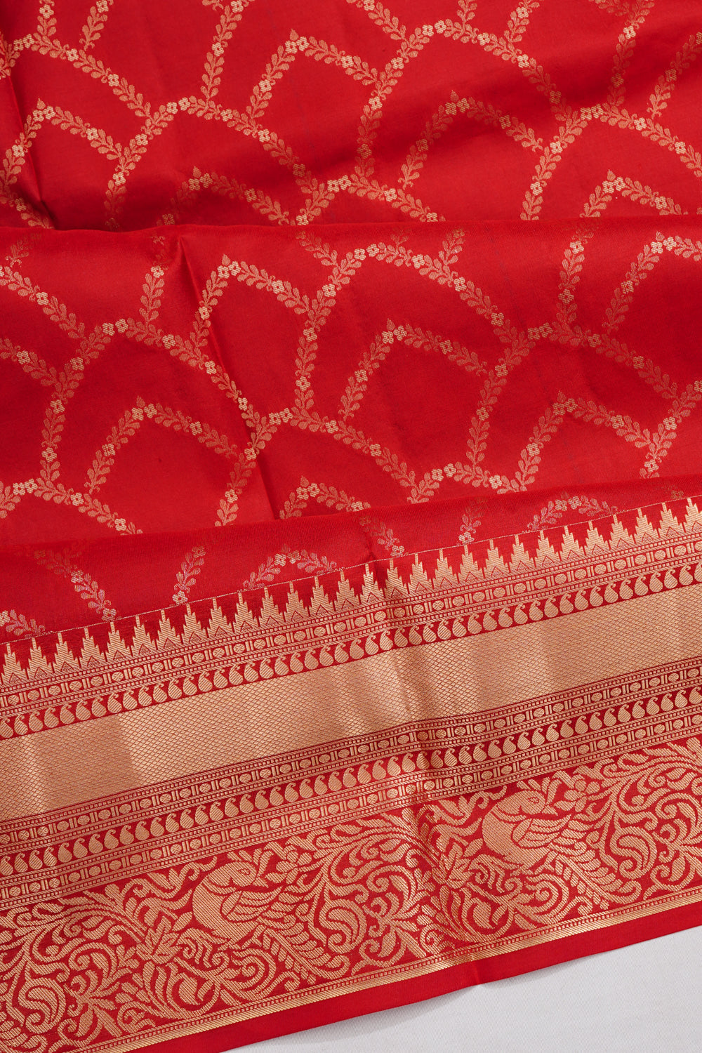 Coimbatore Silk Brocade Maroon Saree