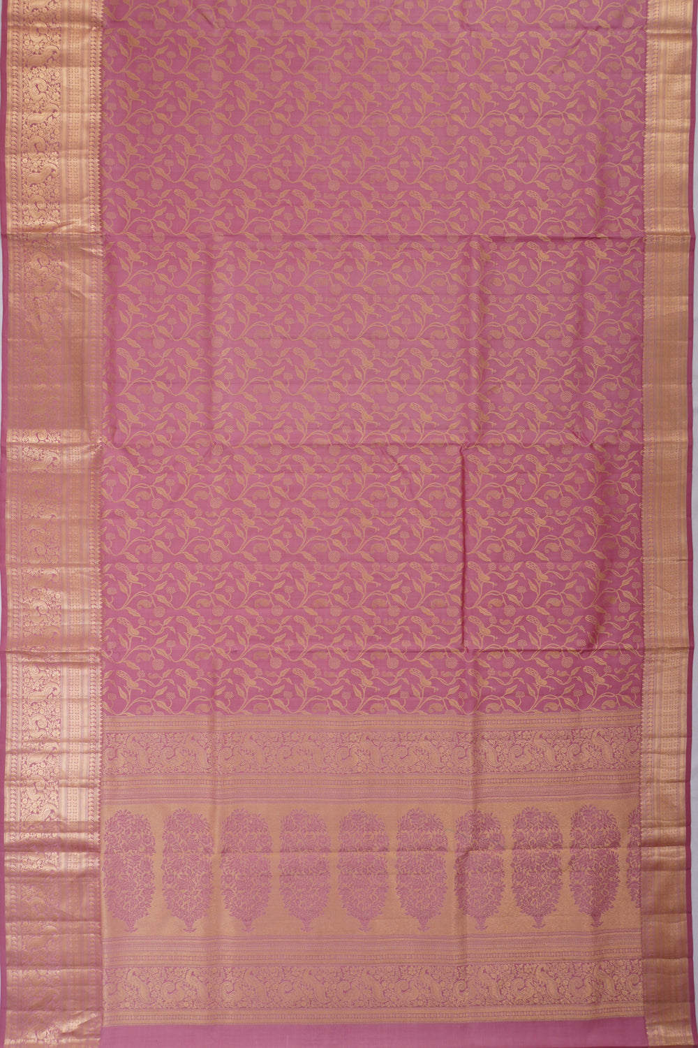 Coimbatore Soft Silk Brocade Pink Saree