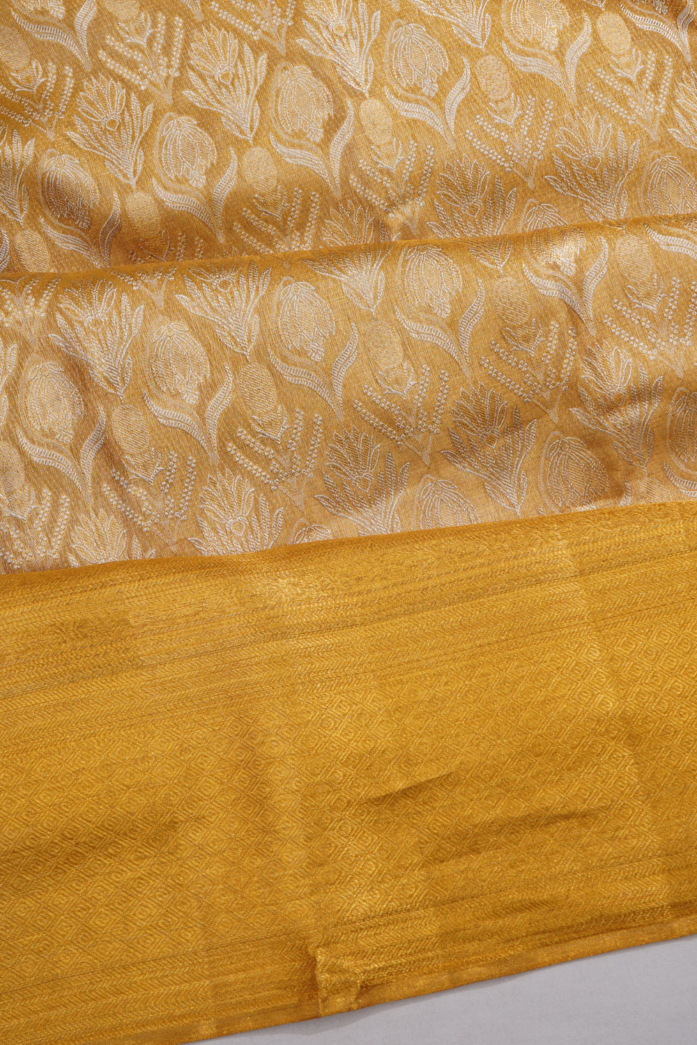 Dharmavaram Silk Brocade Green Saree