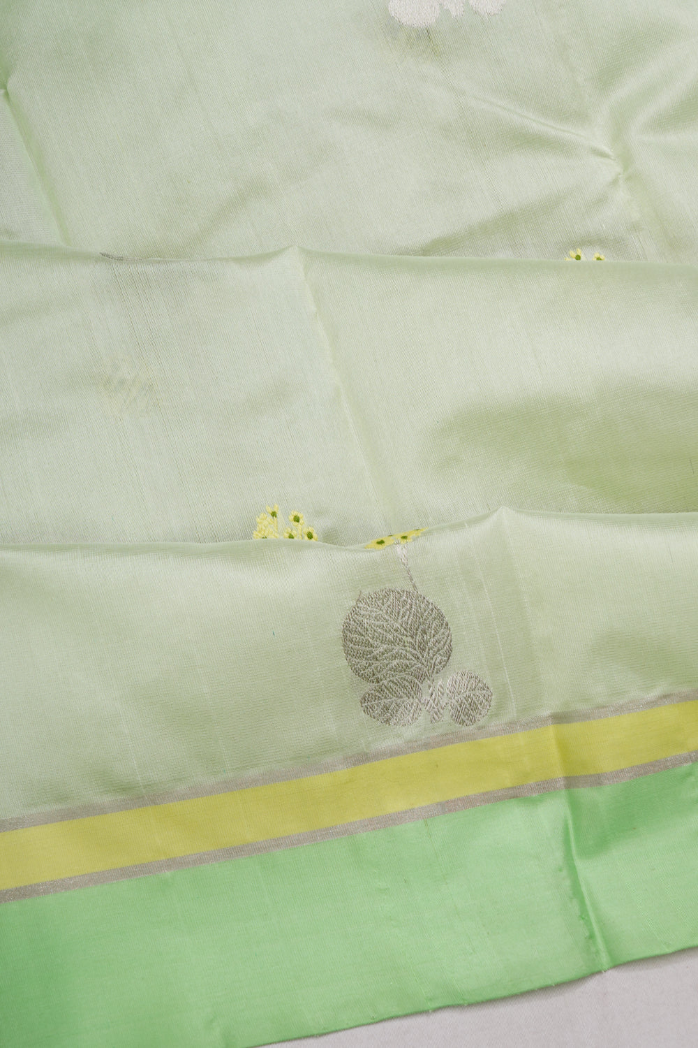 Chanderi Silk Butta Light Green Saree
