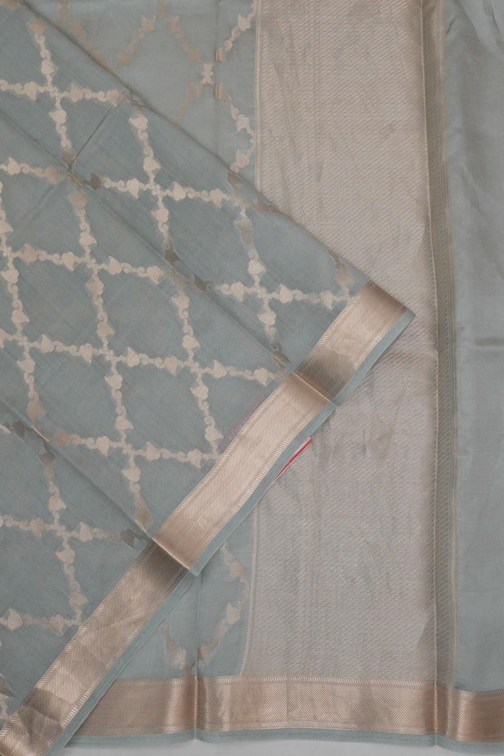 Vaanya Banaras Silk Brocade Blue Saree