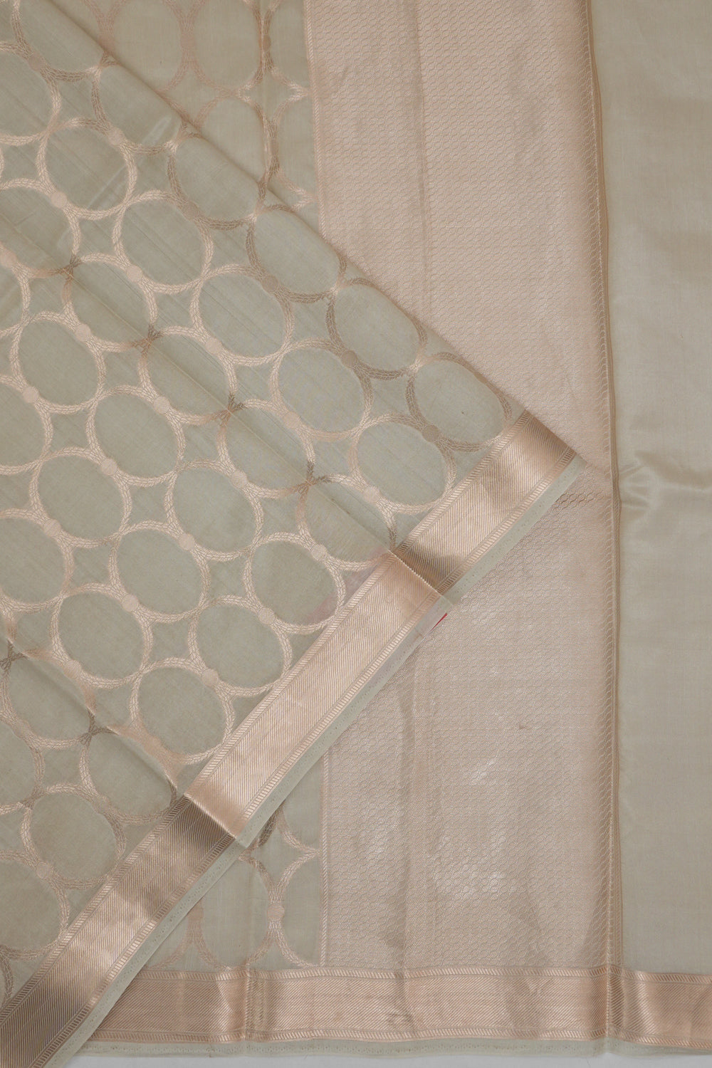 Vaanya Banaras Silk Brocade Green Saree