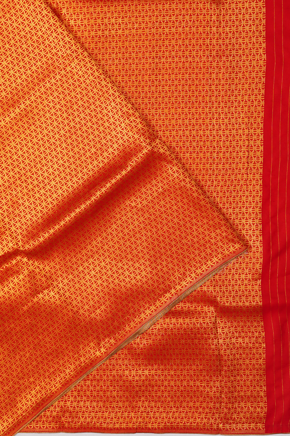 Banarasi Silk Brocade Red Saree
