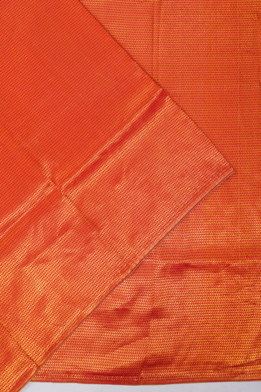 Banarasi Silk Tissue Brocade Red Saree