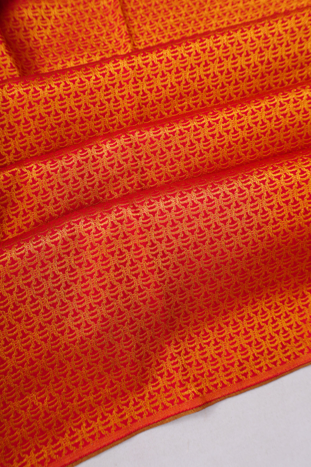 Banarasi Silk Tissue Brocade Red Saree