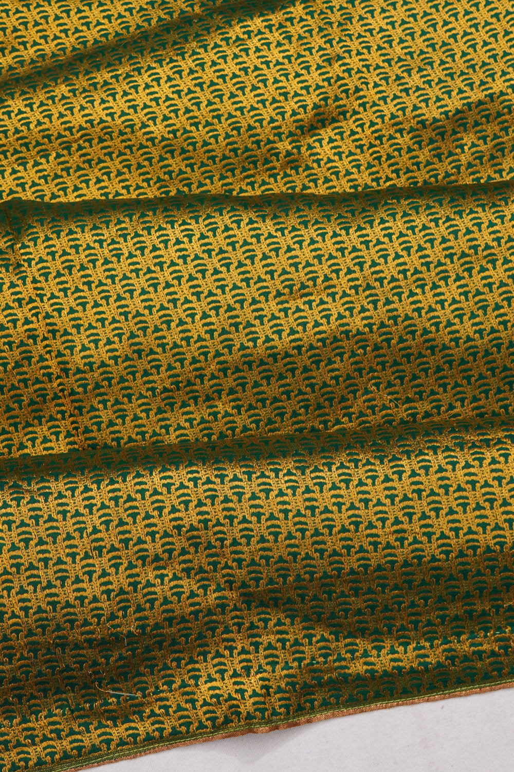 Banarasi Silk Brocade Green Saree