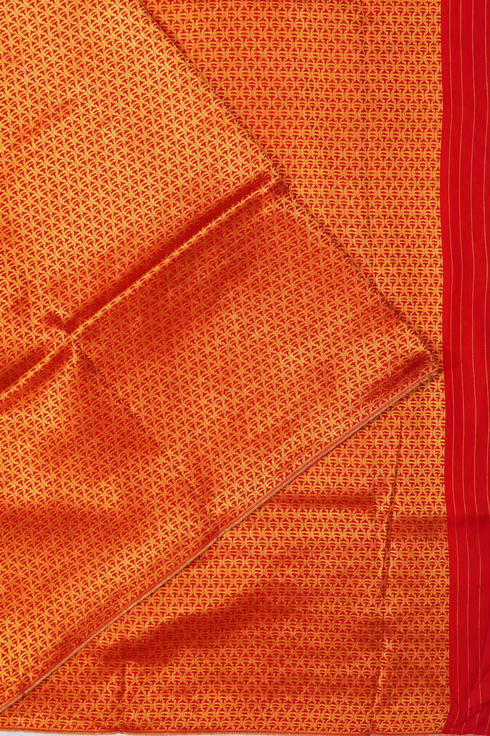 Banarasi Silk Brocade Red Saree