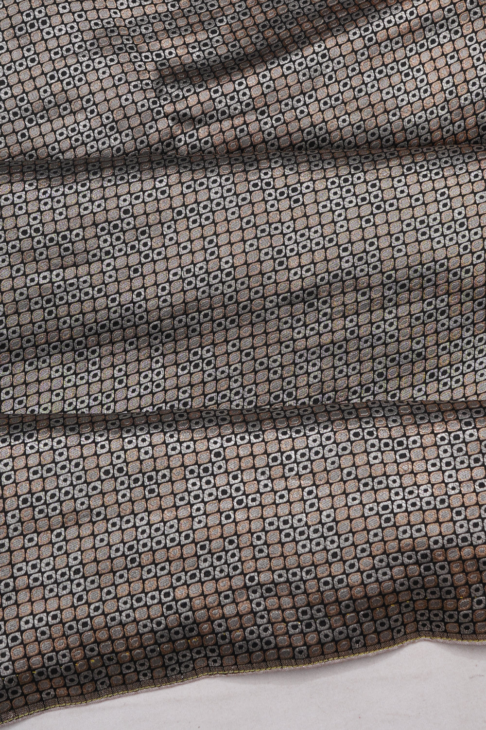 Banarasi Silk Brocade Silver Saree