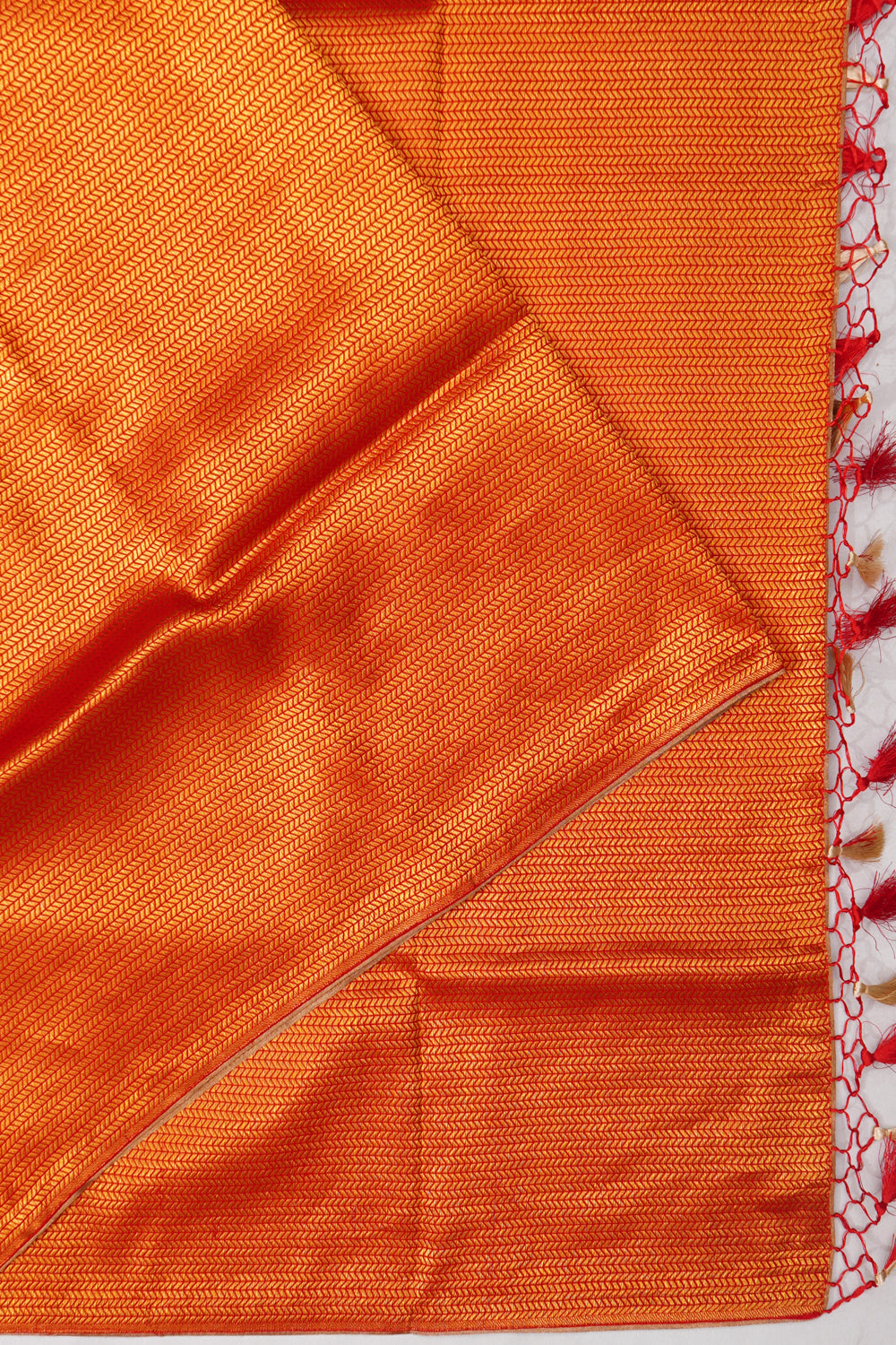 Banarasi Silk Brocade Red Saree