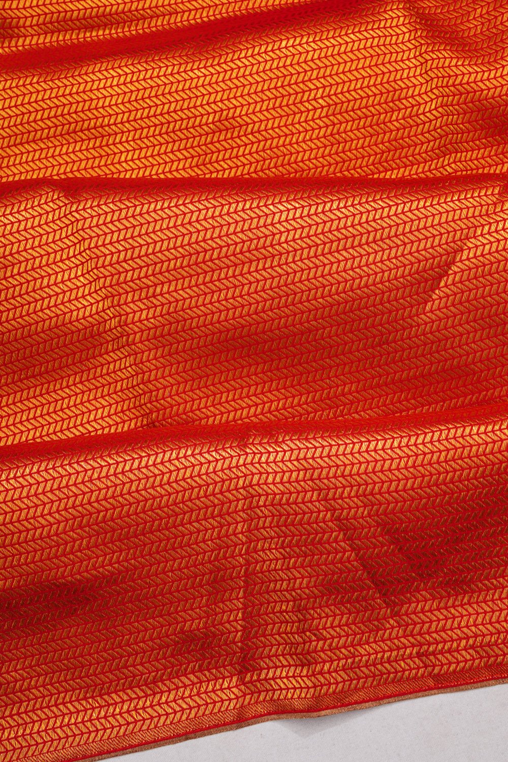 Banarasi Silk Brocade Red Saree