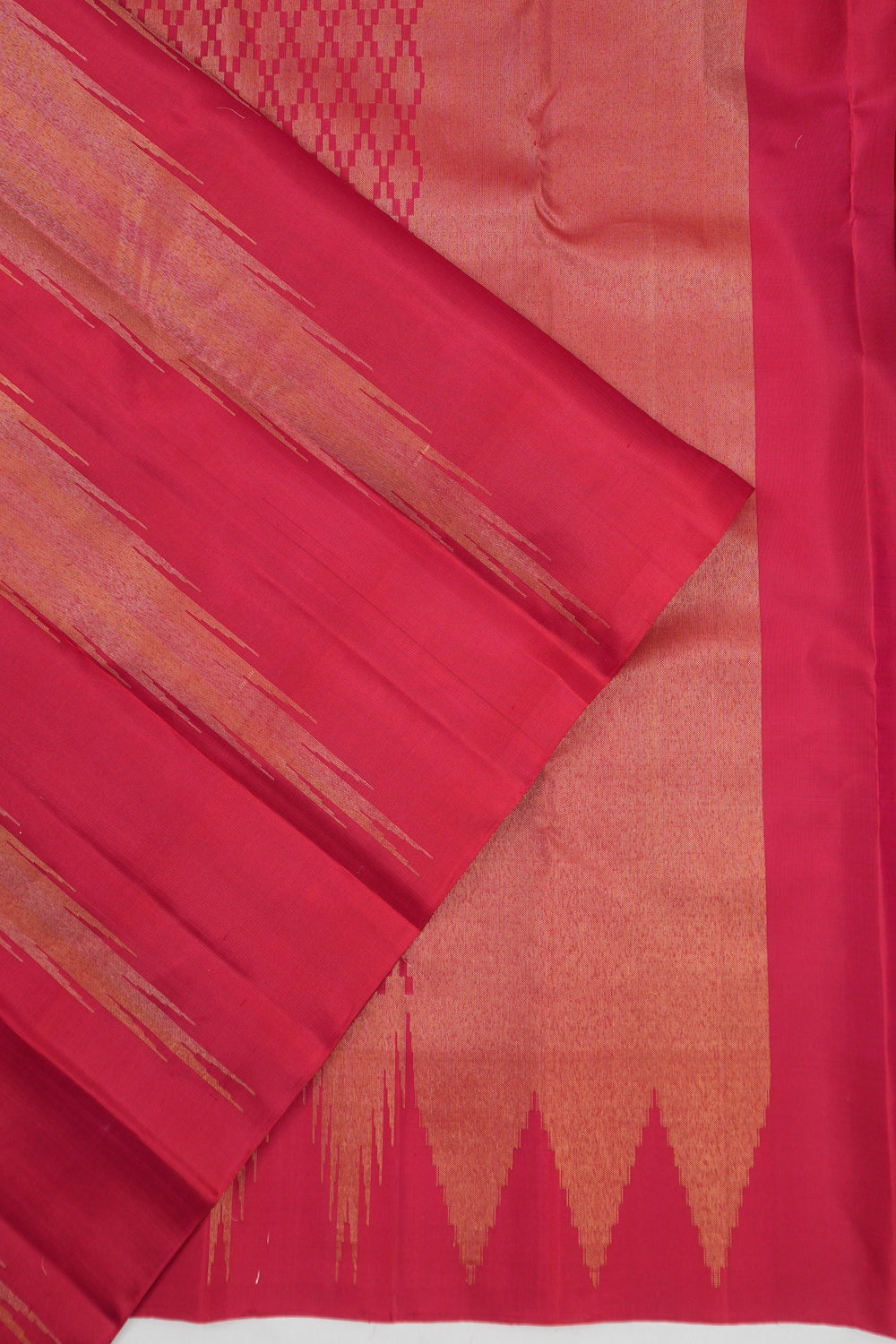 Taranga Kanchi Silk Brocade Pink Saree