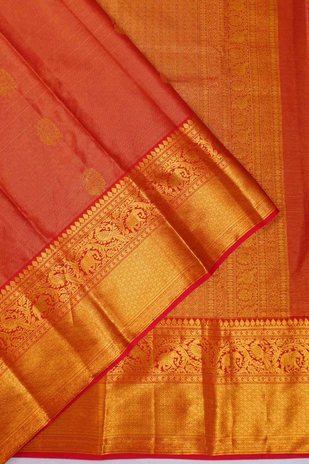 Dharmavaram Silk Butta Pink Saree
