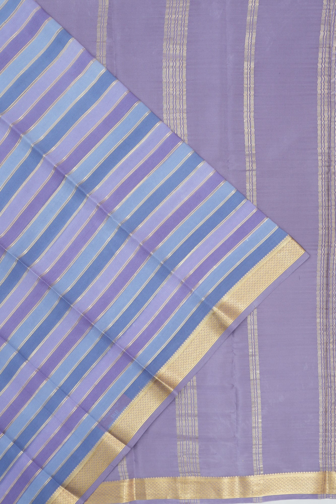 Mysore Silk Brocade Multicolour Saree