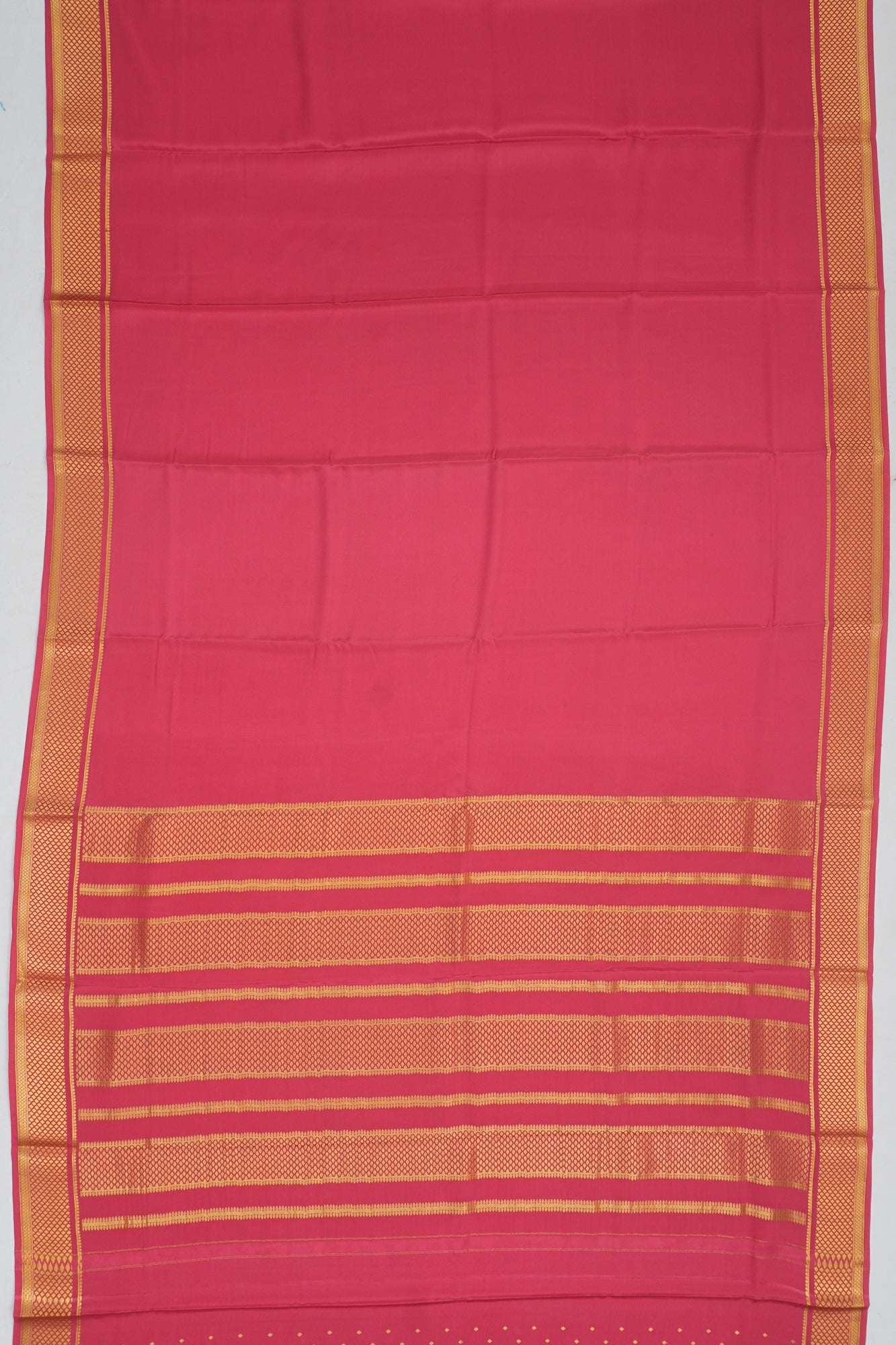 Mysore Silk Plain Pink Saree