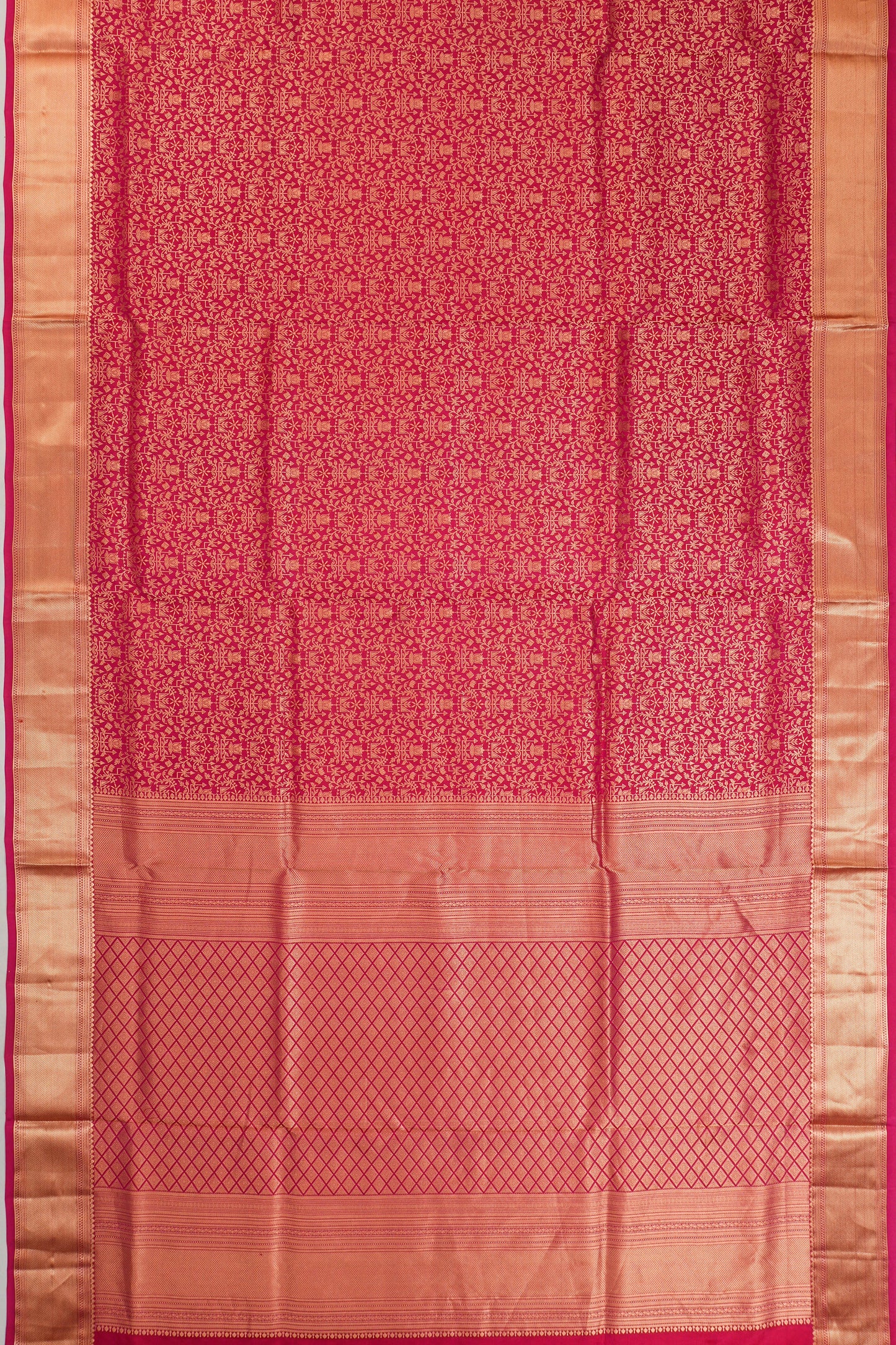 Taranga Kanchi Silk Brocade Pink Saree