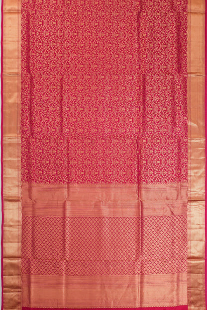 Taranga Kanchi Silk Brocade Pink Saree