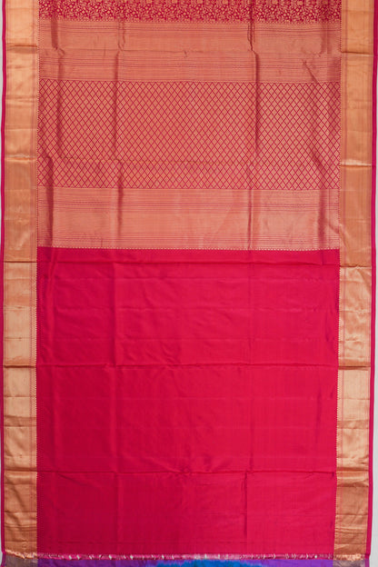 Taranga Kanchi Silk Brocade Pink Saree