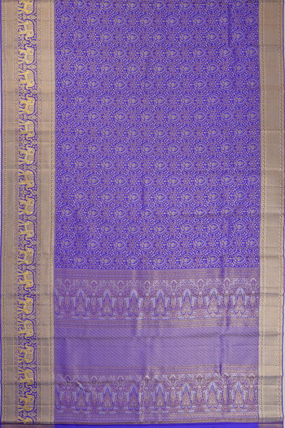 Taranga Kanchi Silk Brocade Violet Saree