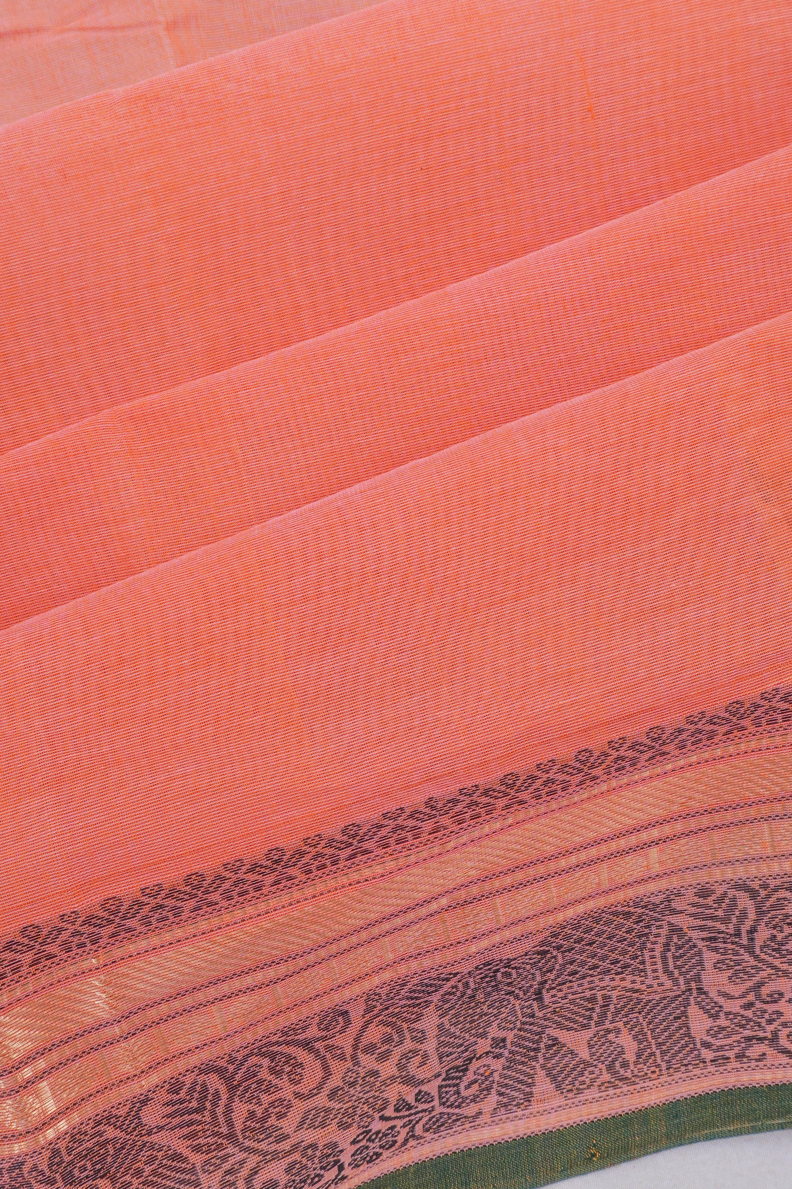 Chettinad Cotton Butta Baby Pink Saree