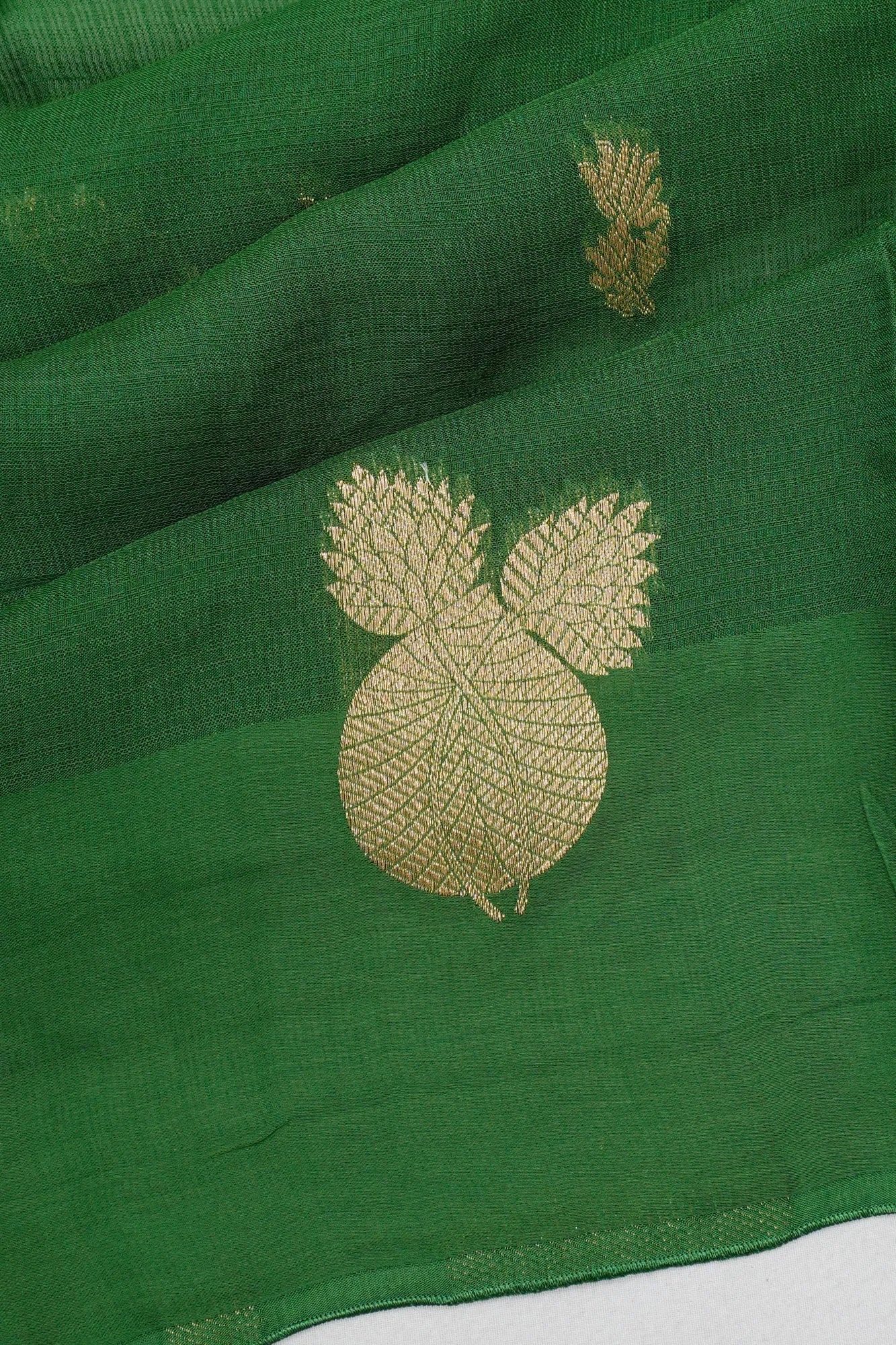 Banarasi Georgette Butta Green Saree