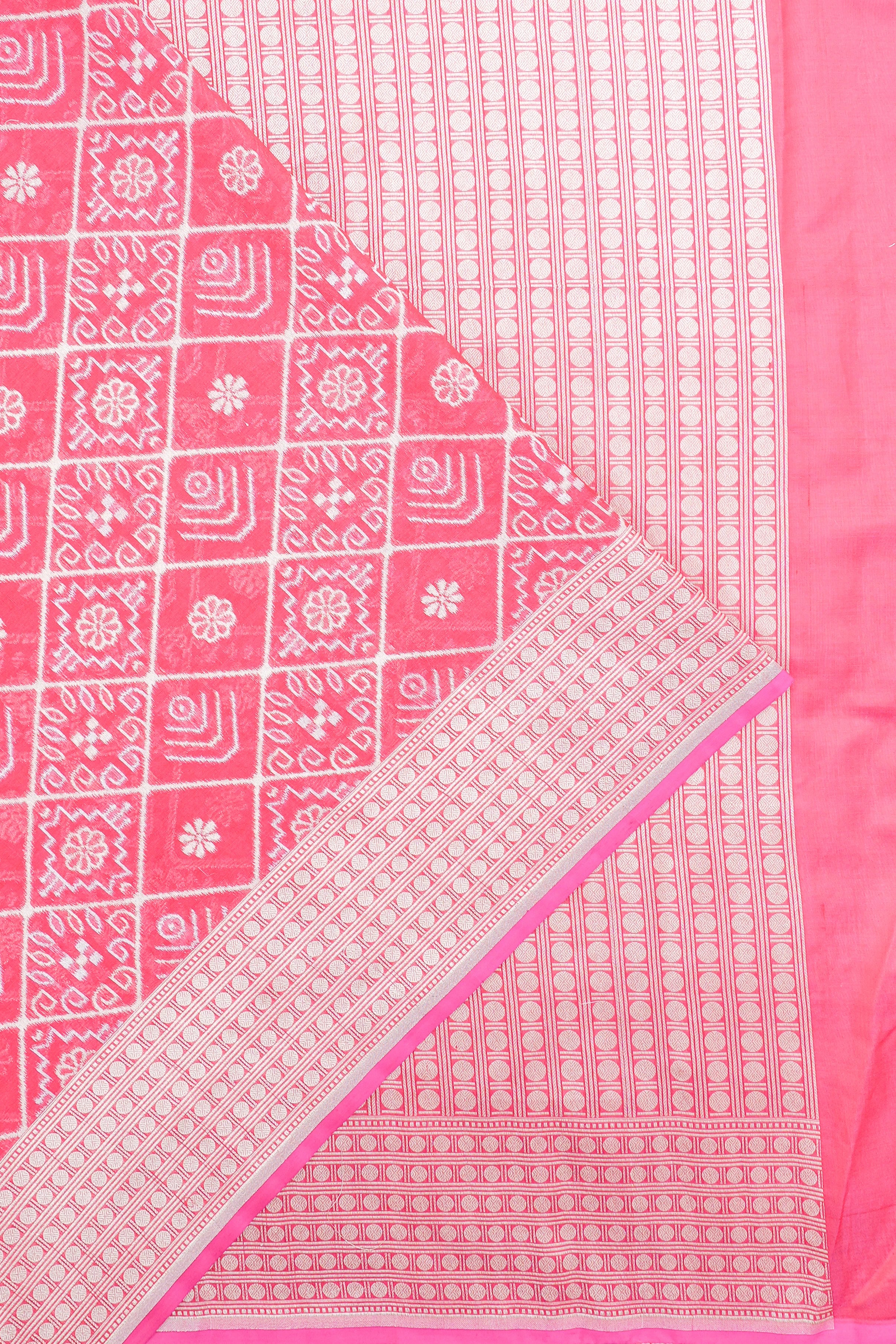 Banarasi Silk Brocade Pink Saree