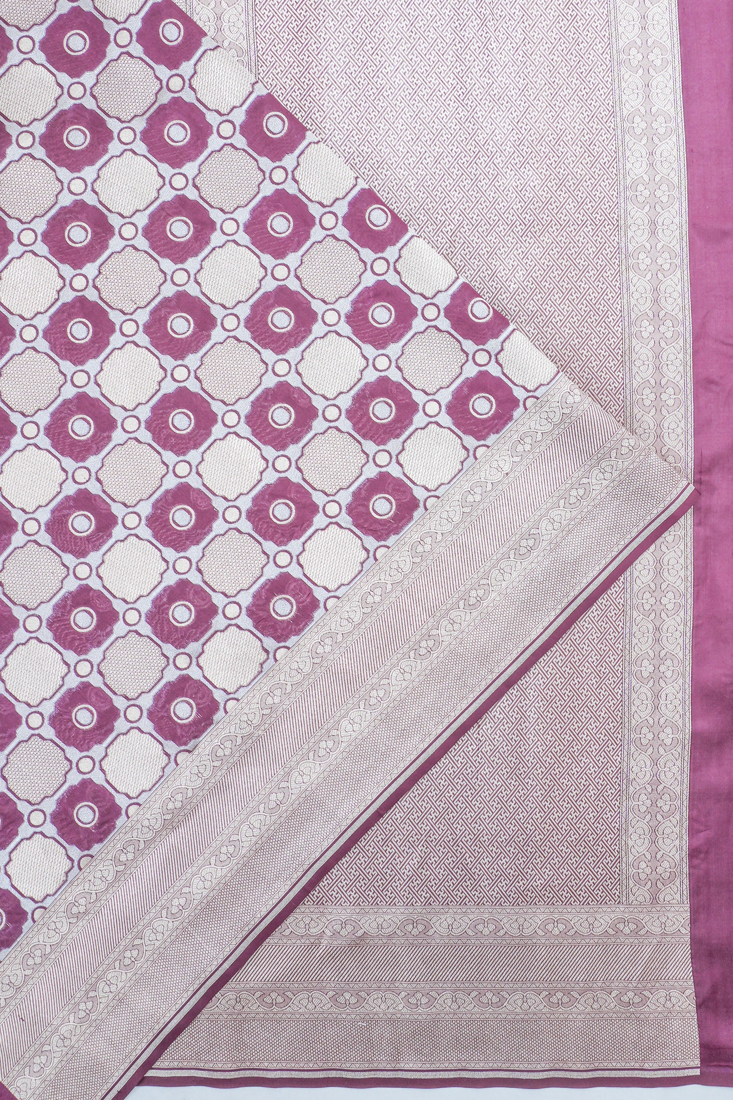 Banarasi Silk Brocade Maroon Saree