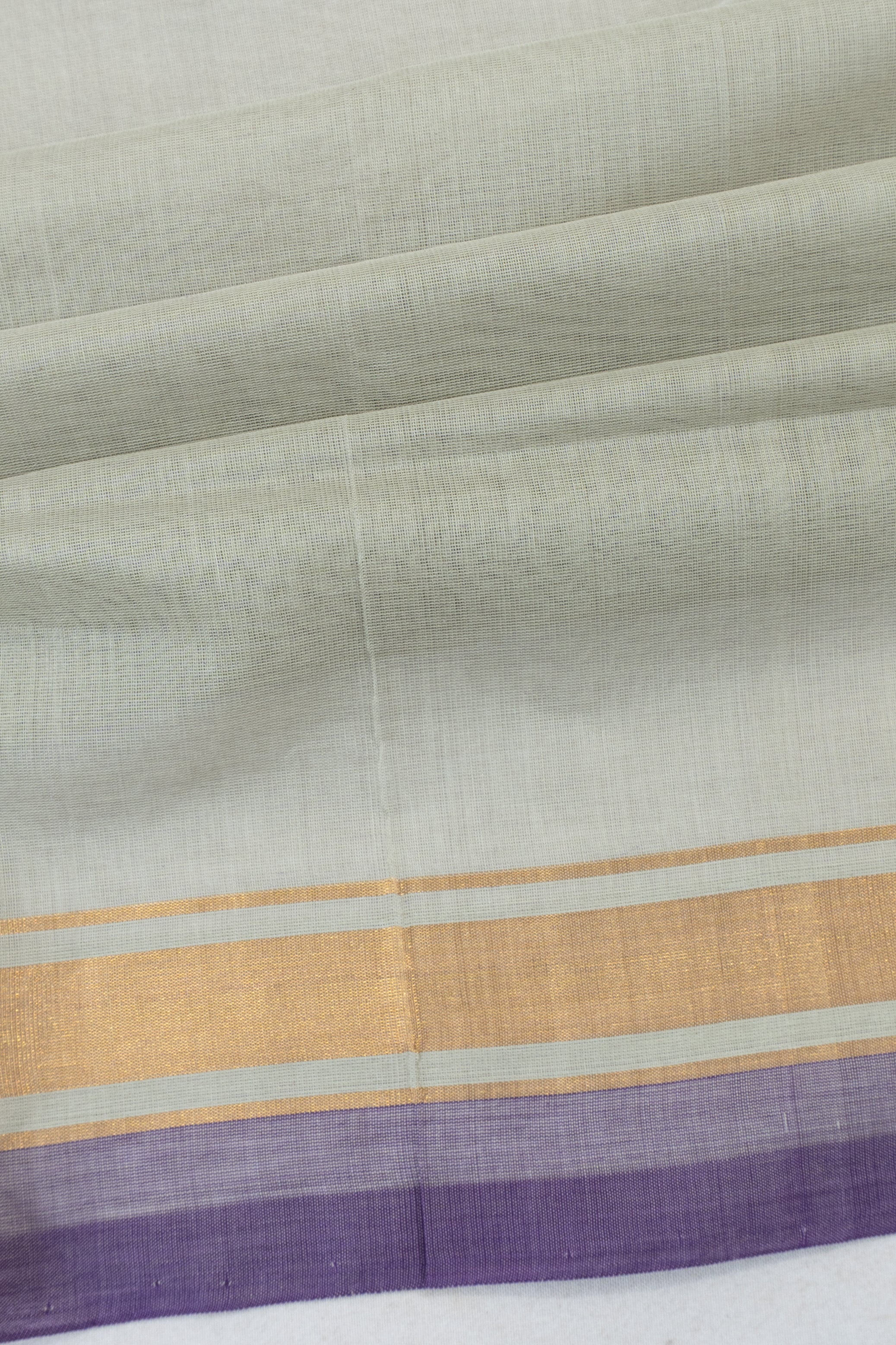 Uppada Cotton Butta Grey Saree