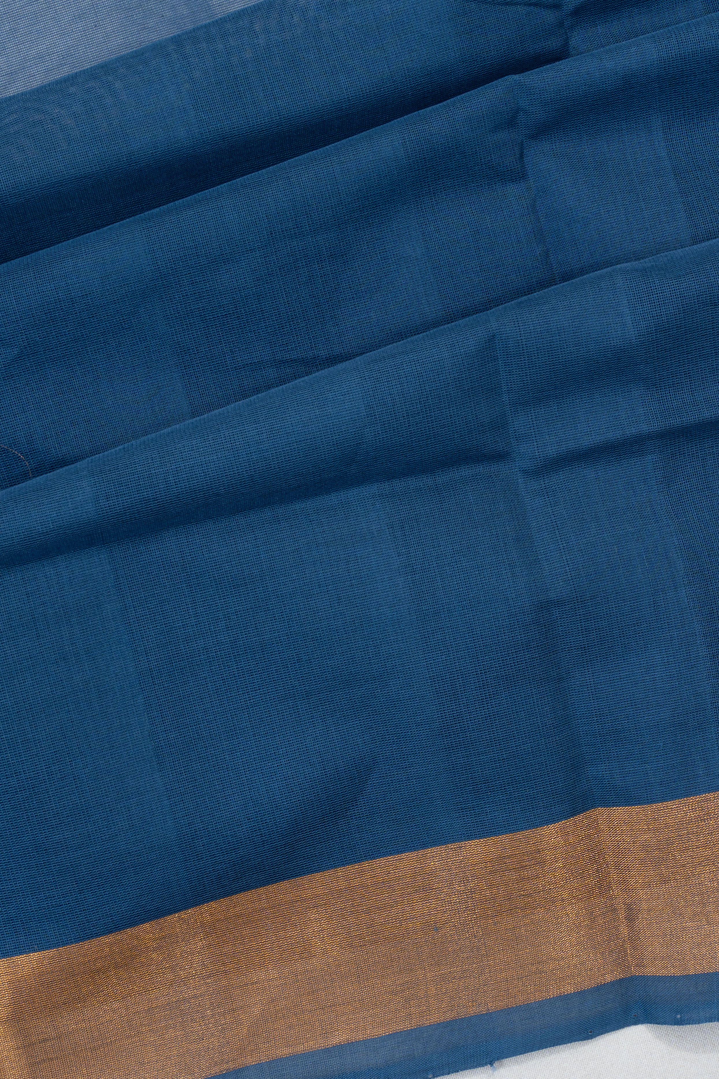 Uppada Cotton Butta Blue Saree
