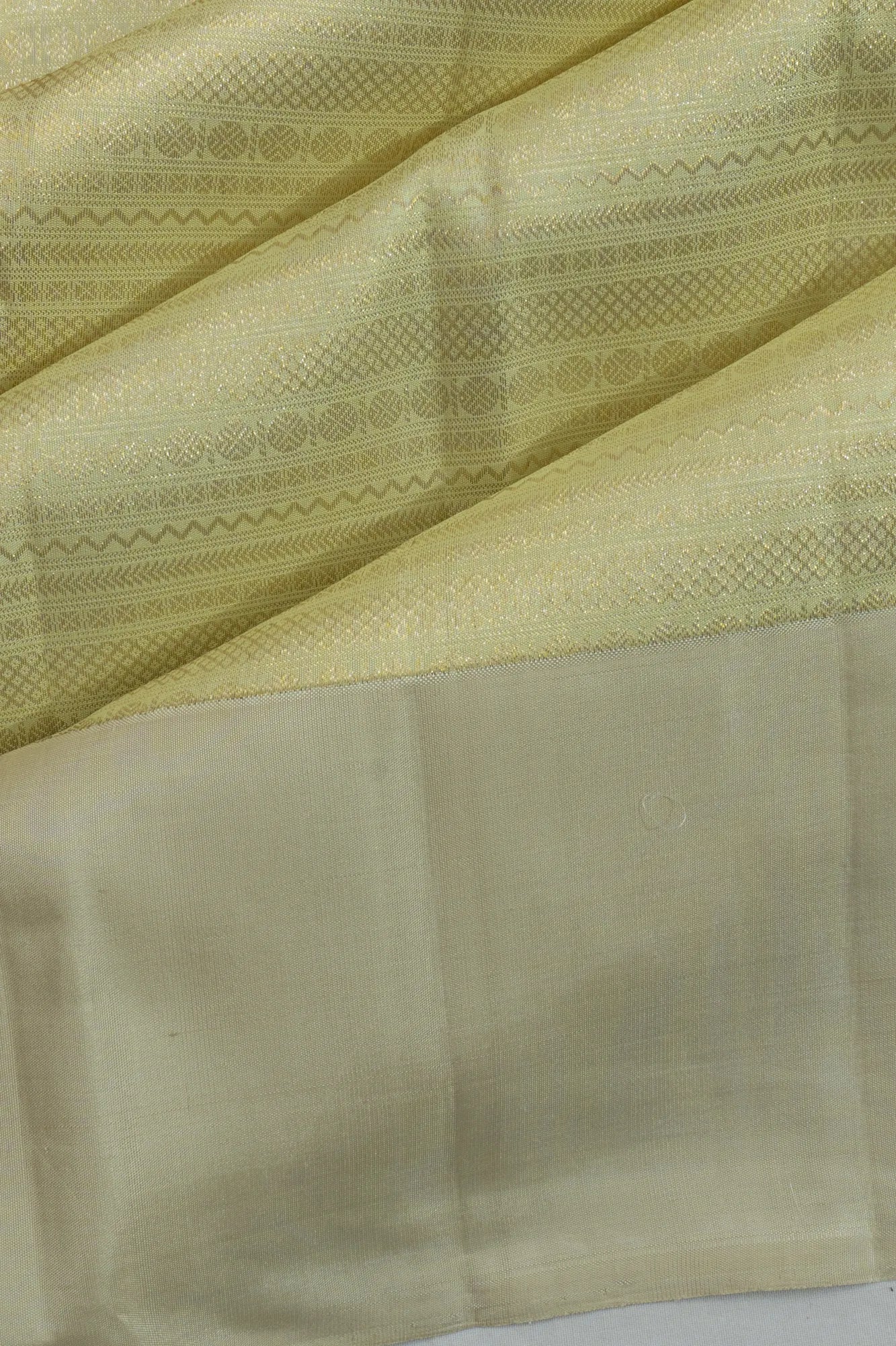 Kanchipuram Silk Brocade Light Green Saree