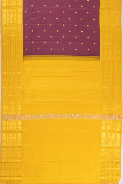 Kanchipuram Silk Butta Maroon Saree