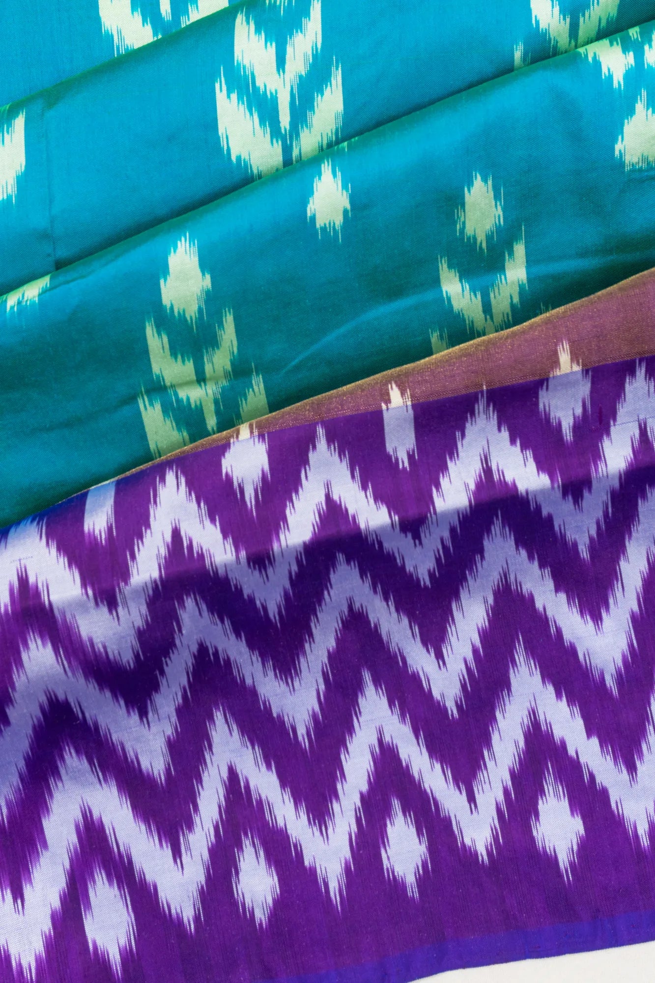 Pochampally Silk Ikat Sky Blue Saree