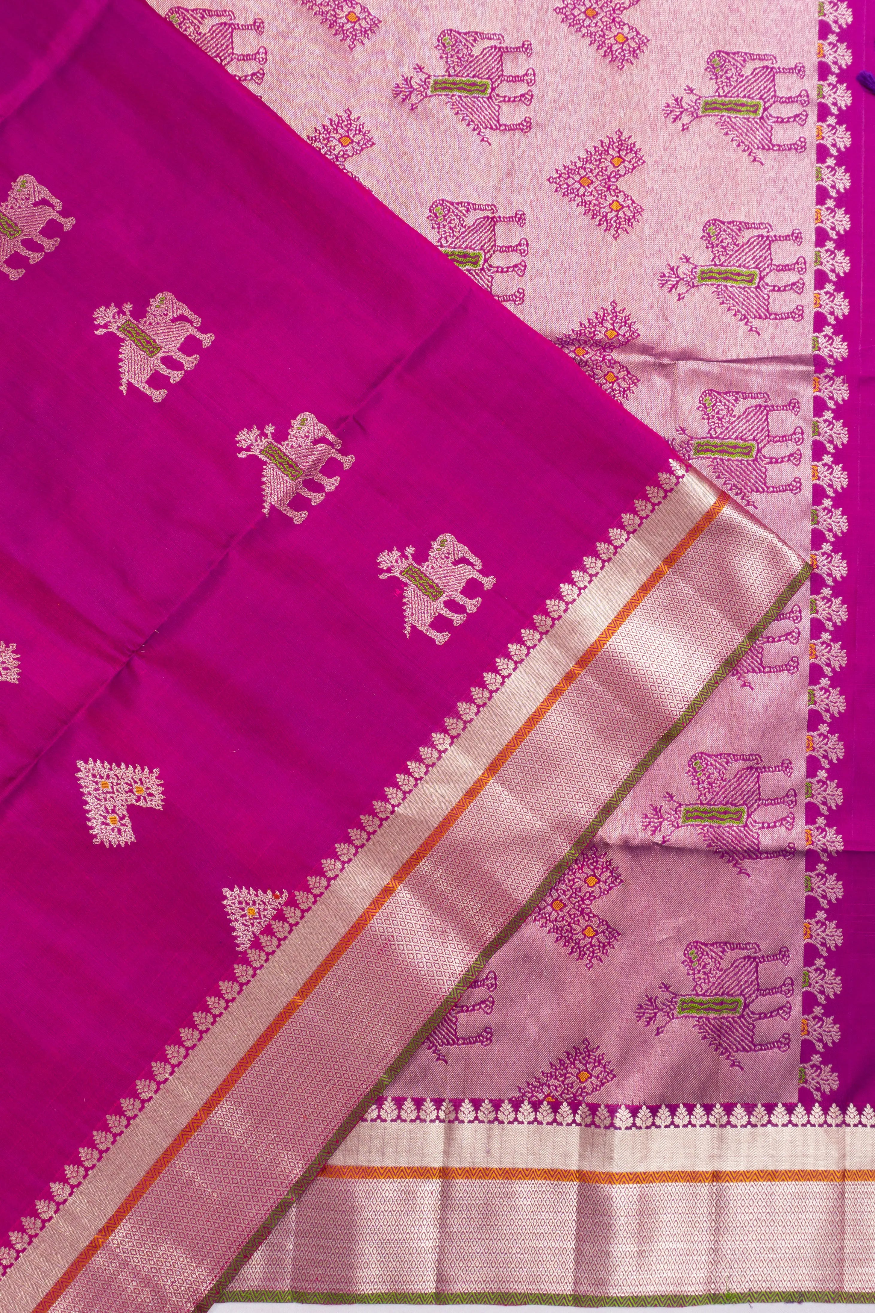 Coimbatore Soft Silk Butta Purple Saree