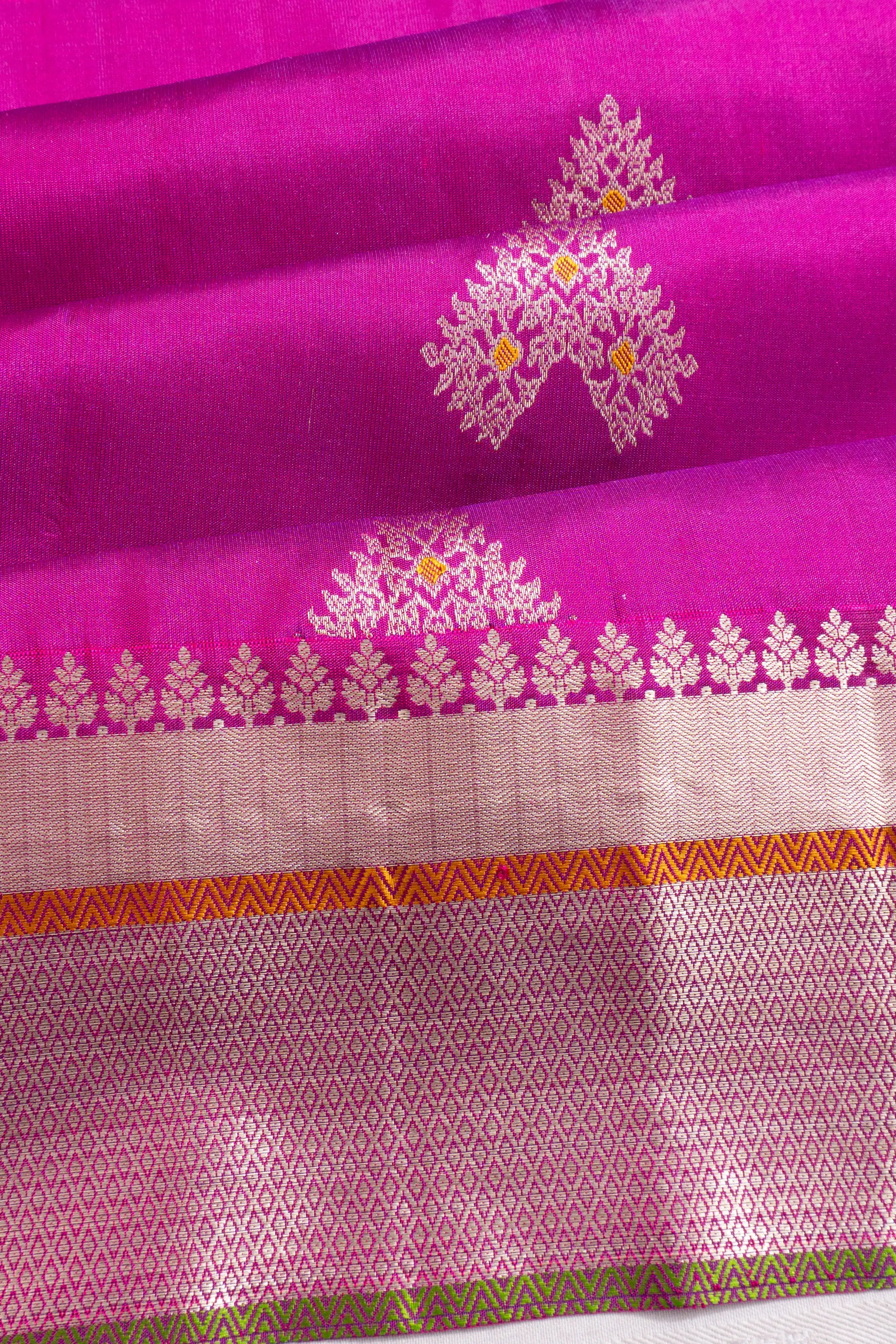 Coimbatore Soft Silk Butta Purple Saree