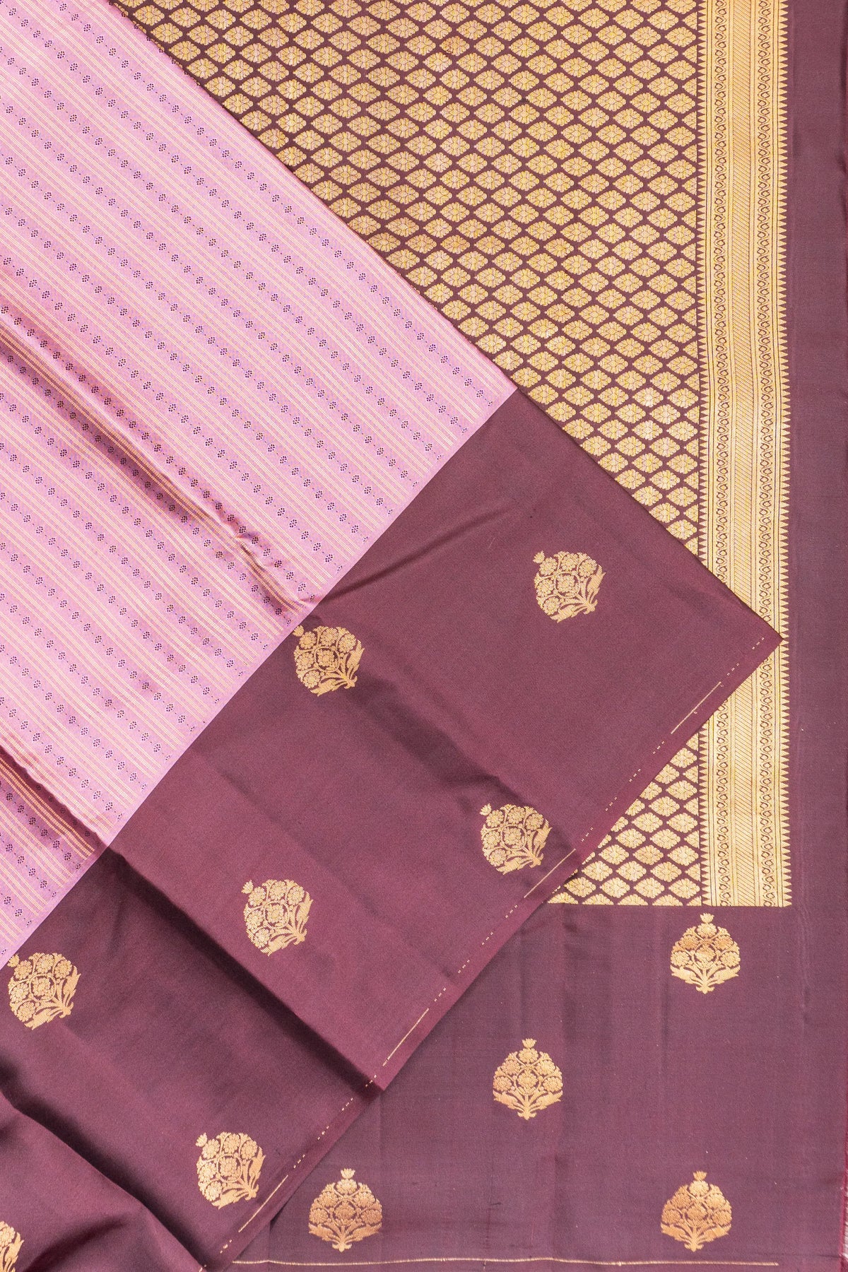 Coimbatore Soft Silk Lines And Butta Baby Pink Saree