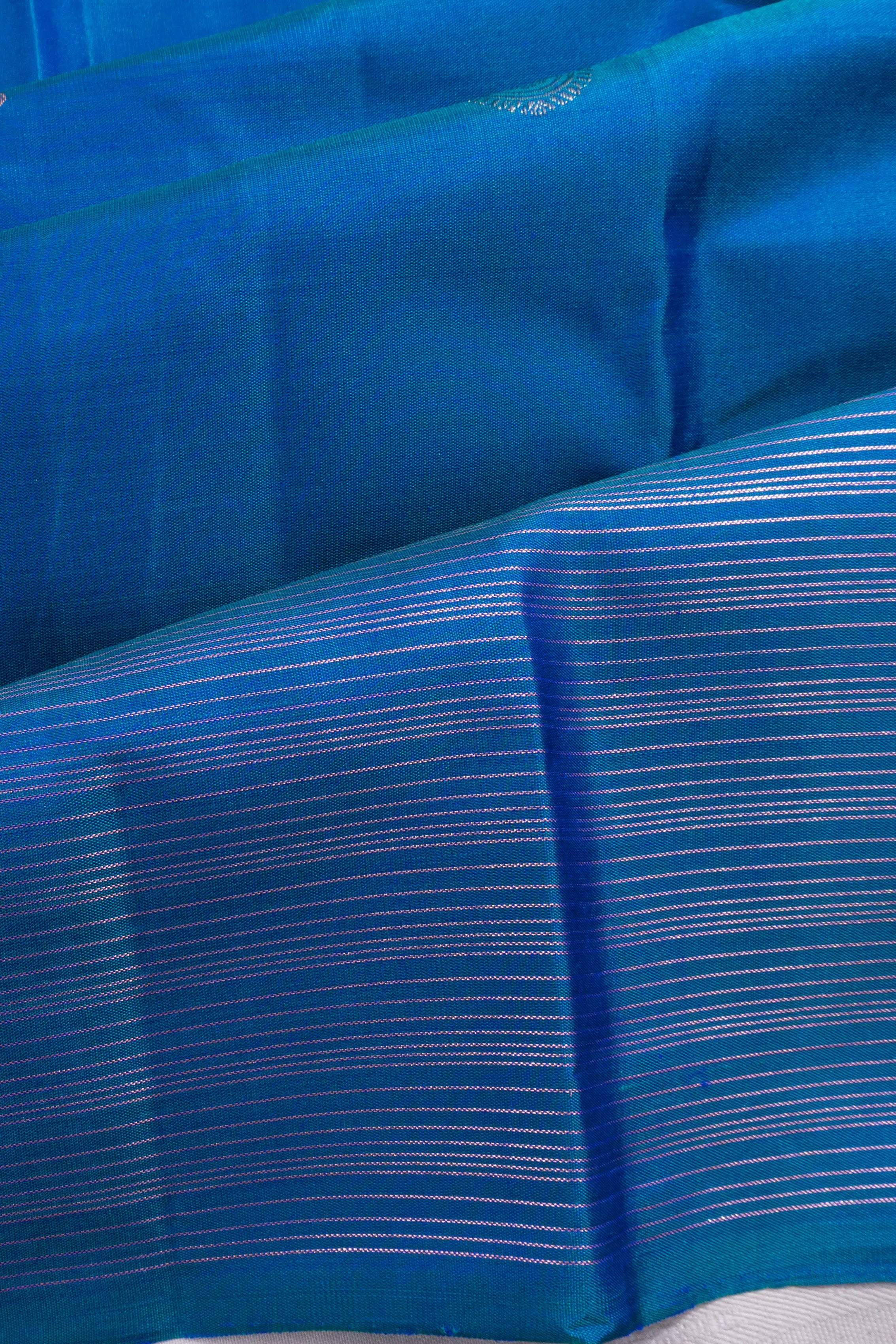 Coimbatore Soft Silk Butta Blue Saree