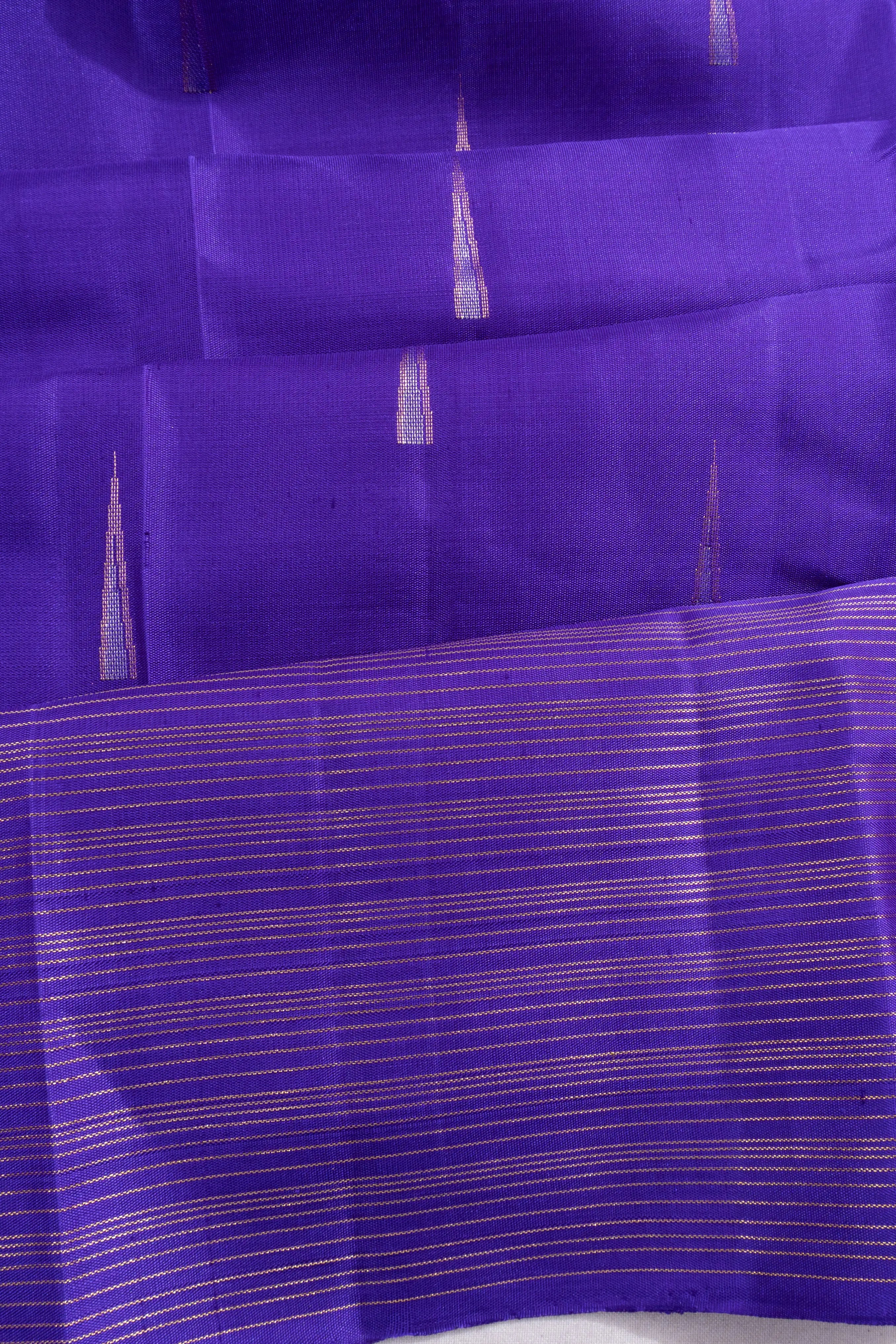 Coimbatore Soft Silk Butta Violet Saree