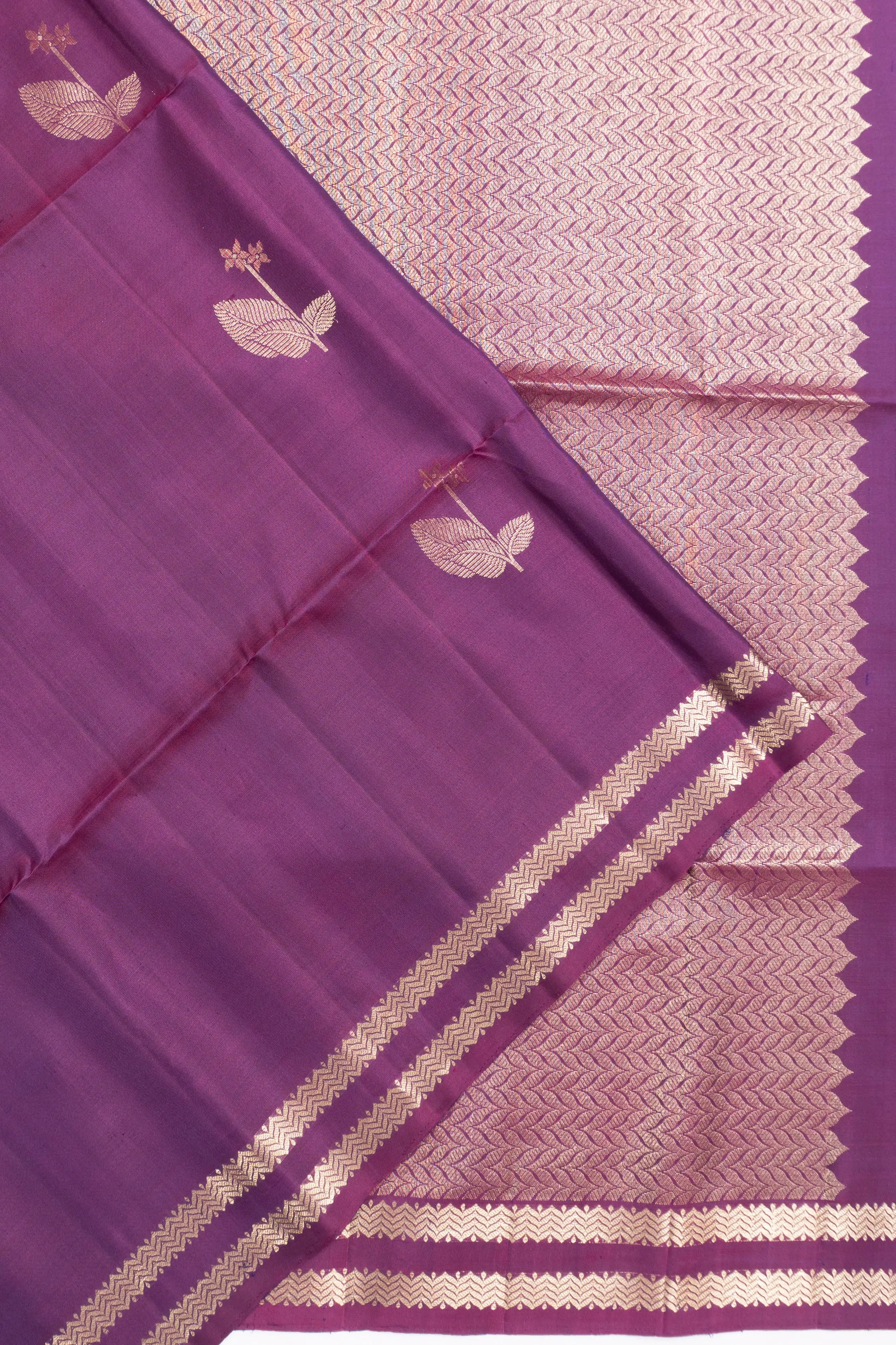 Coimbatore Soft Silk Butta Purple Saree