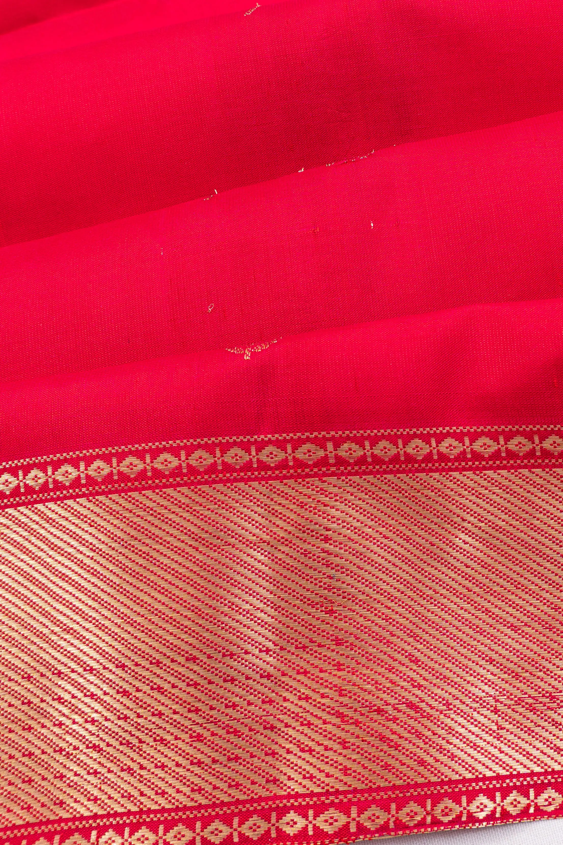 Coimbatore Soft Silk Butta Red Saree