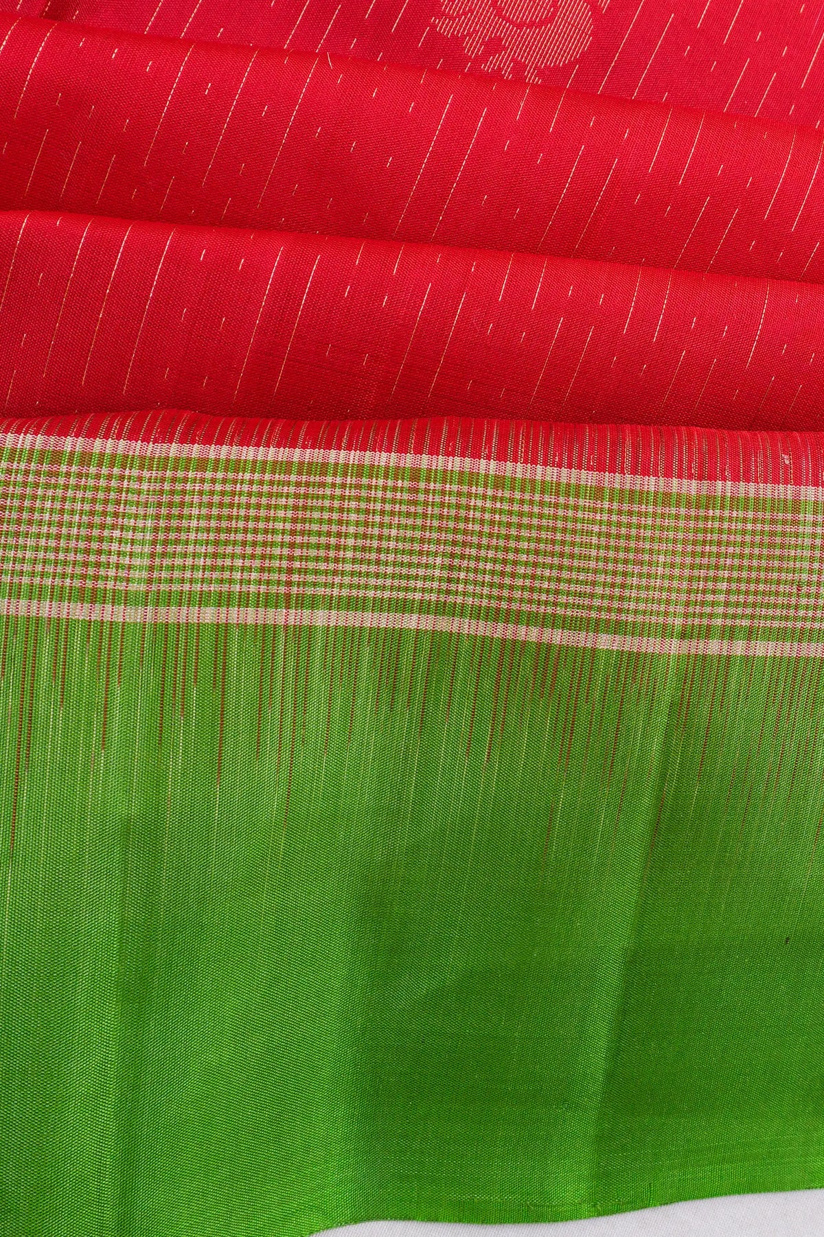 Coimbatore Soft Silk Brocade And Butta Red Saree