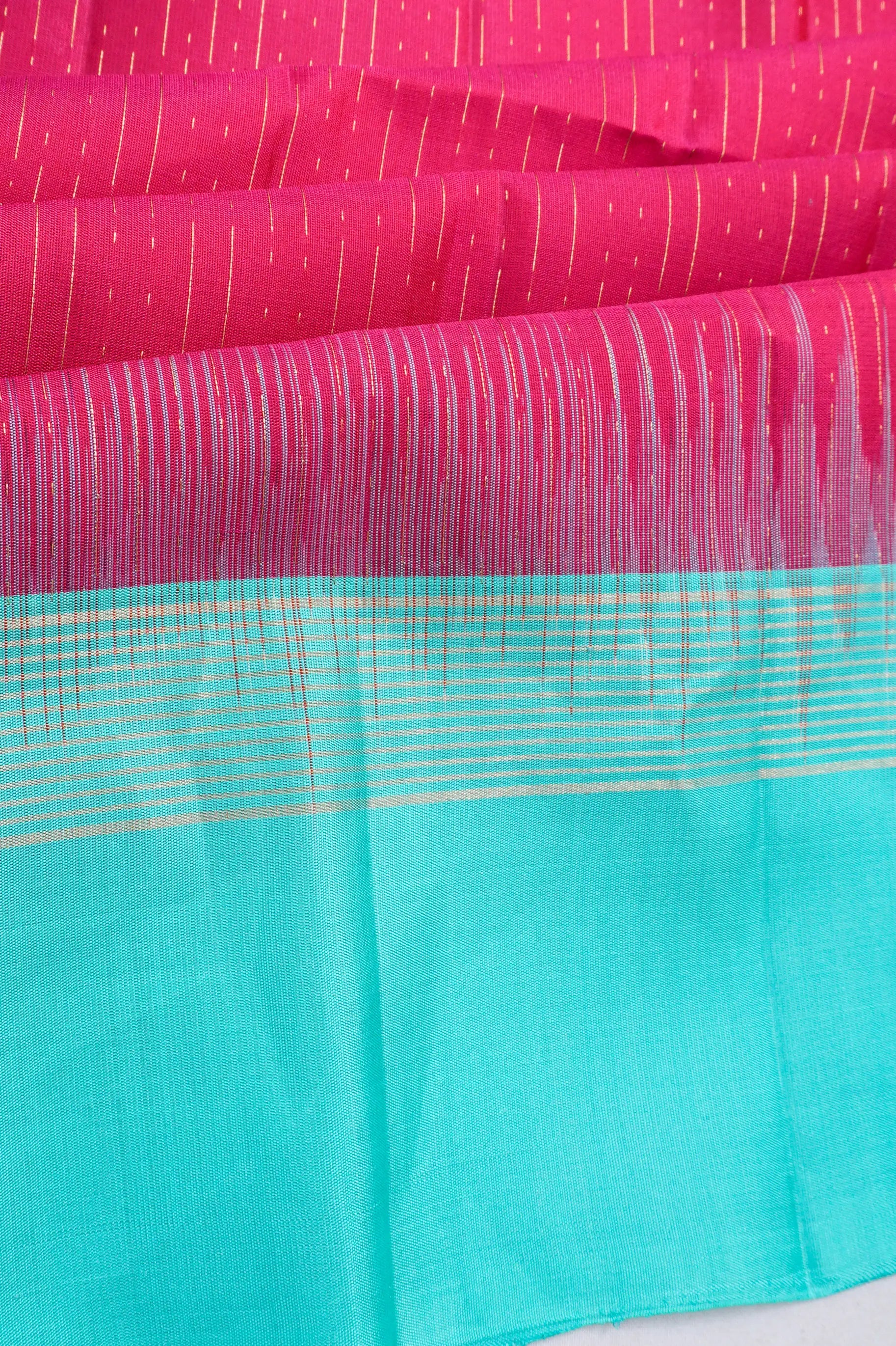 Coimbatore Soft Silk Brocade And Butta Pink Saree