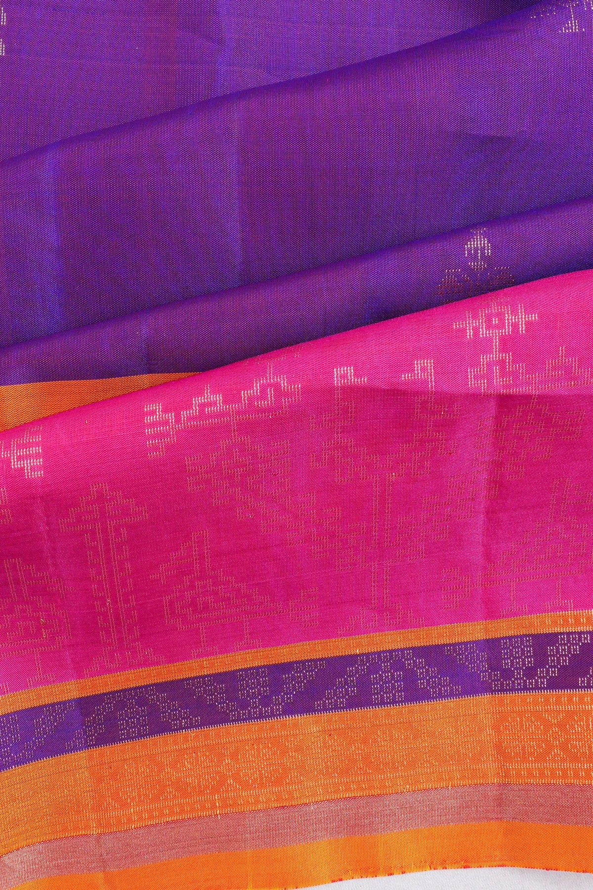 Coimbatore Soft Silk Butta Purple Saree