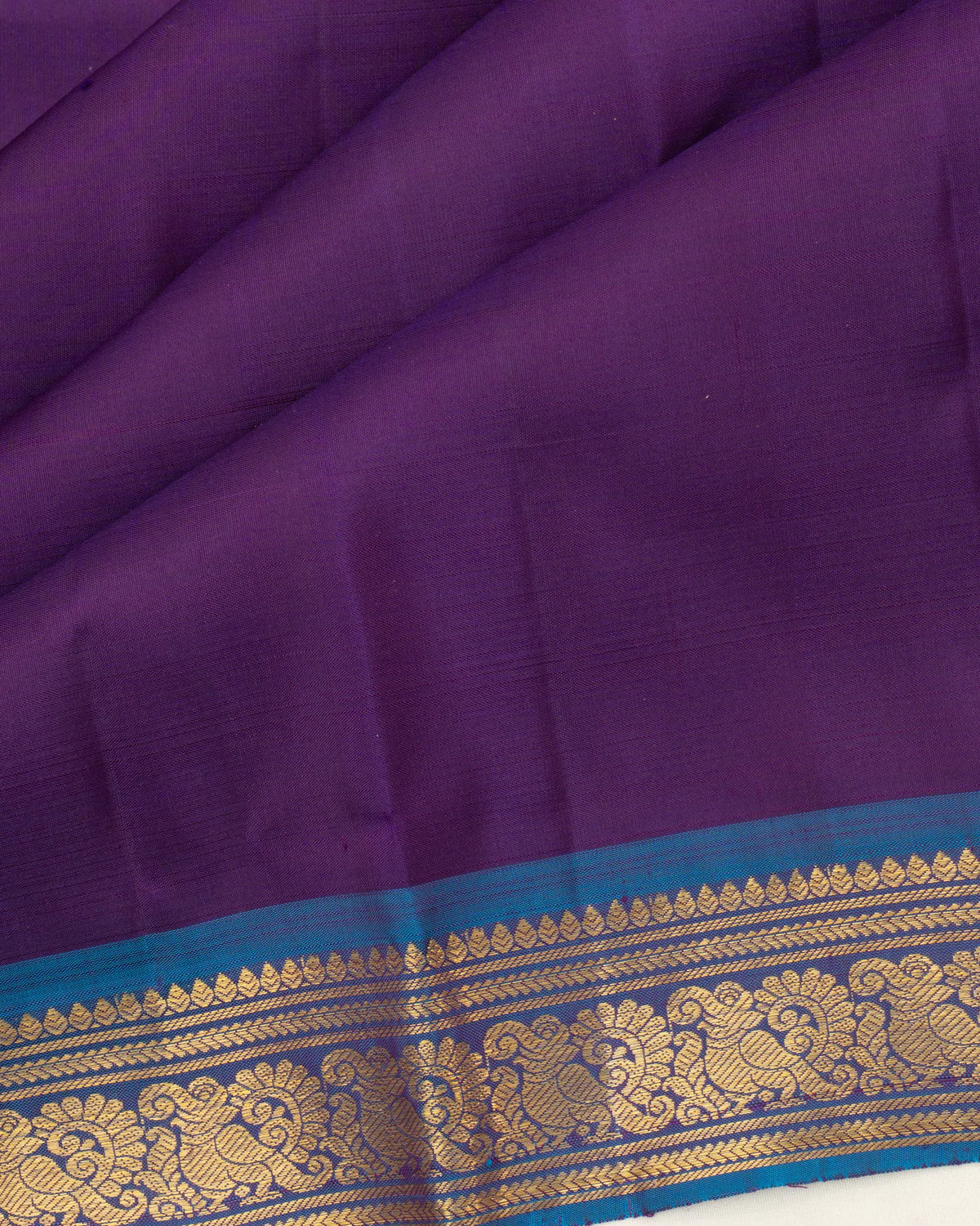 Taranga Kanchi Silk Butta Purple Saree