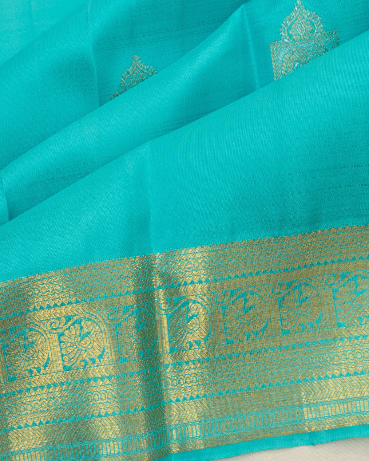 Taranga Kanchi Silk Butta Sky Blue Saree