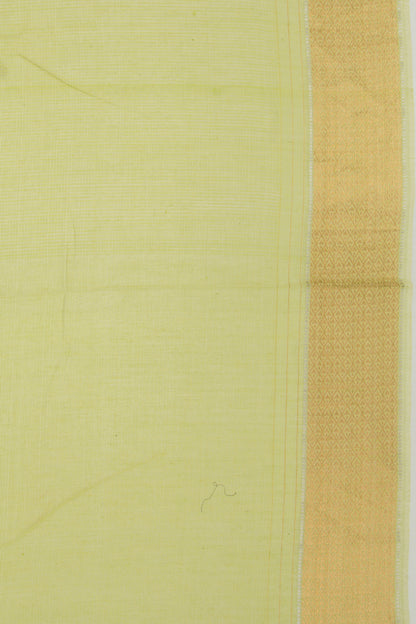 Soft Kota Silk Plain Pastel Green Saree