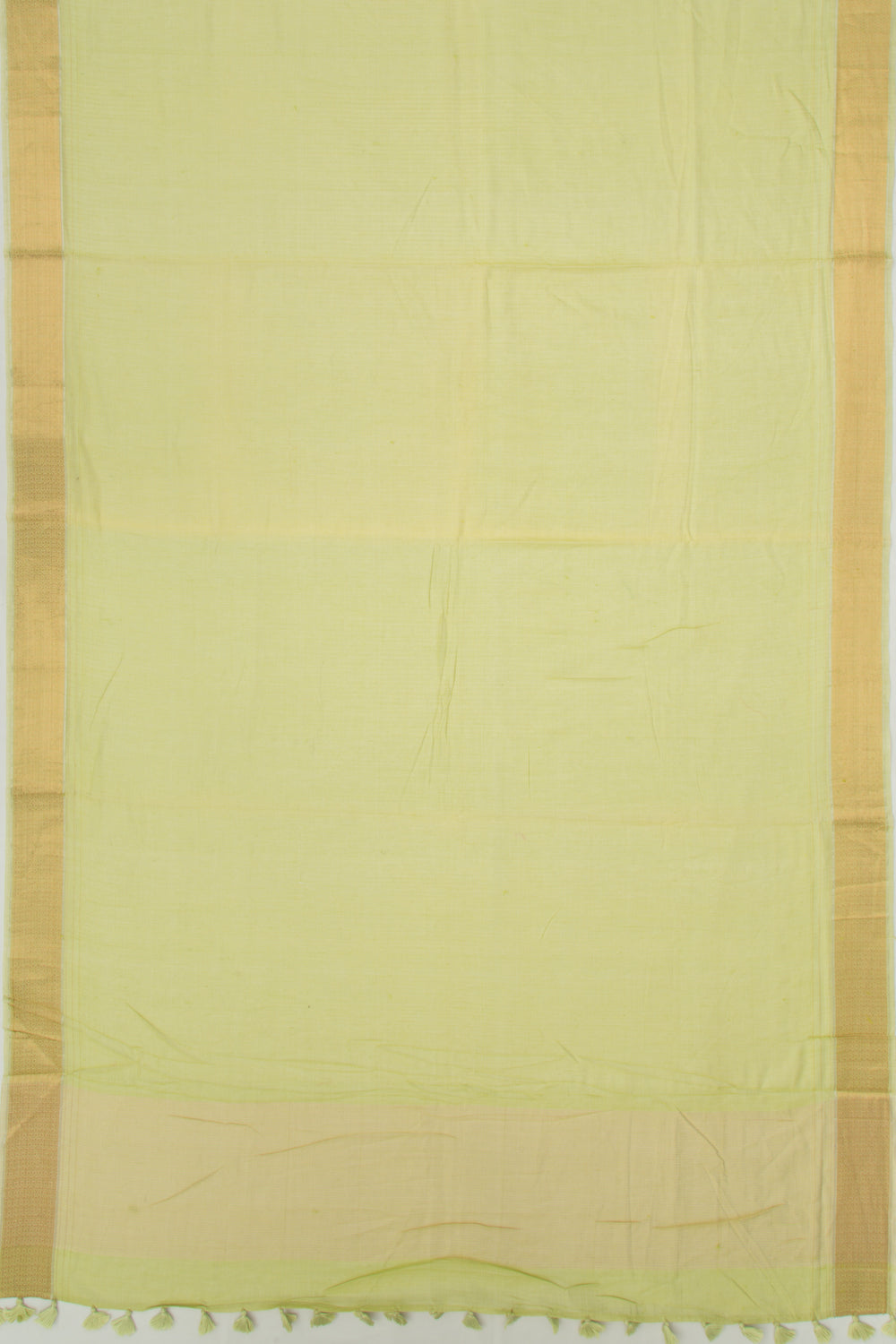 Soft Kota Silk Plain Pastel Green Saree
