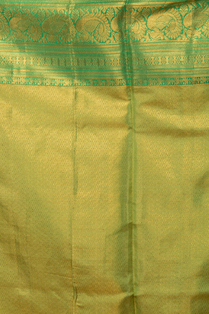 Kanchipuram Silk Tissue Jaal Pink Saree
