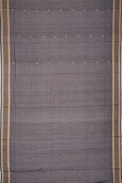 Maheshwari Cotton Butta Black Saree
